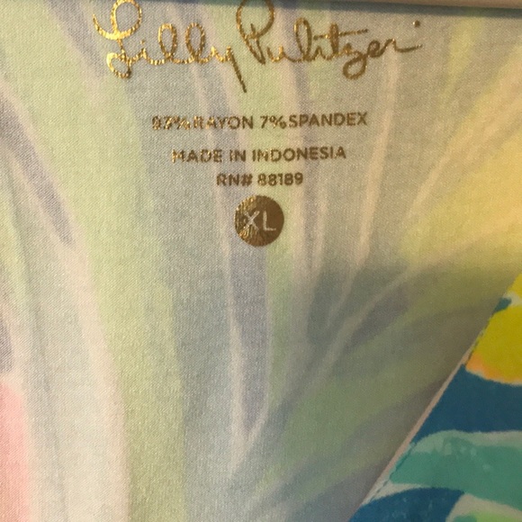 SOLD-Lilly Pulitzer flamingo 🦩 bennet blue dress - Picture 9 of 10